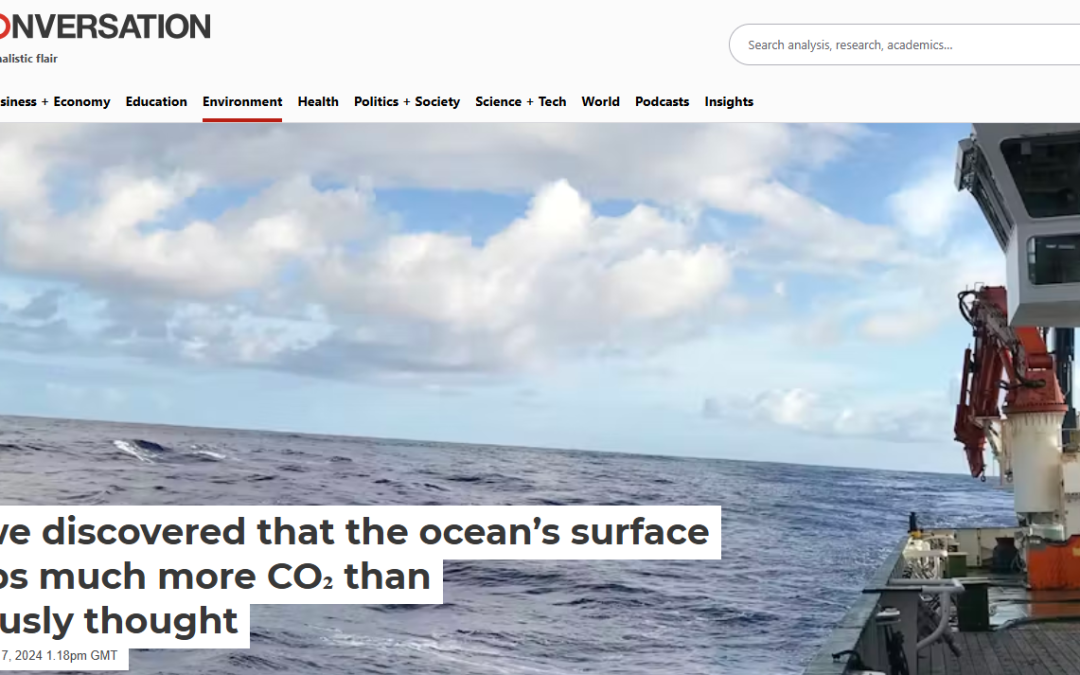 How we discovered that the ocean’s surface absorbs much more CO₂ than previously thought